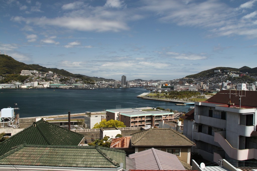 Nagasaki Harbor from Glover Hill, Nagasaki