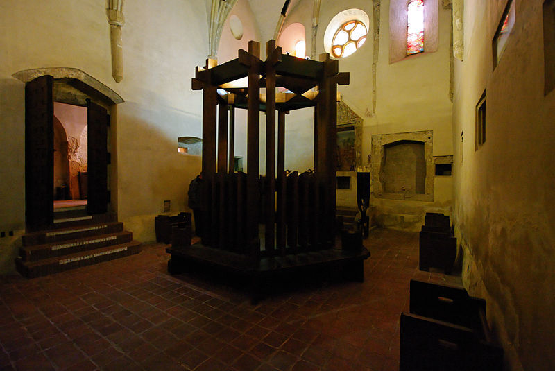 Medieval mikveh old Synagoge Sopron Hungary