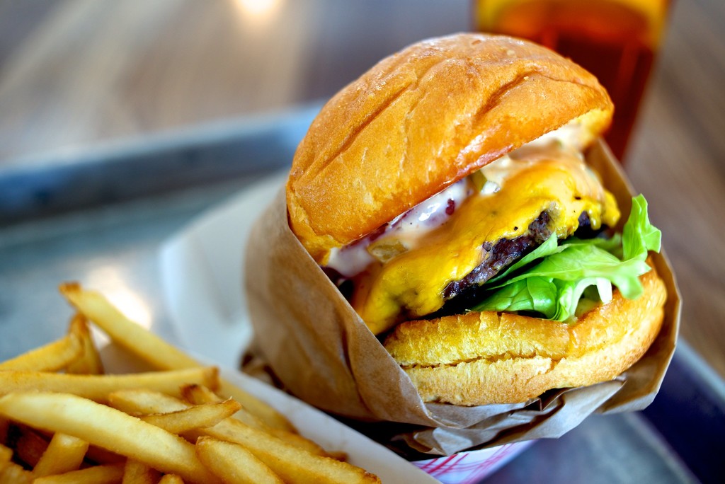 Cheese Burger at Gott's Roadside, Palo Alto