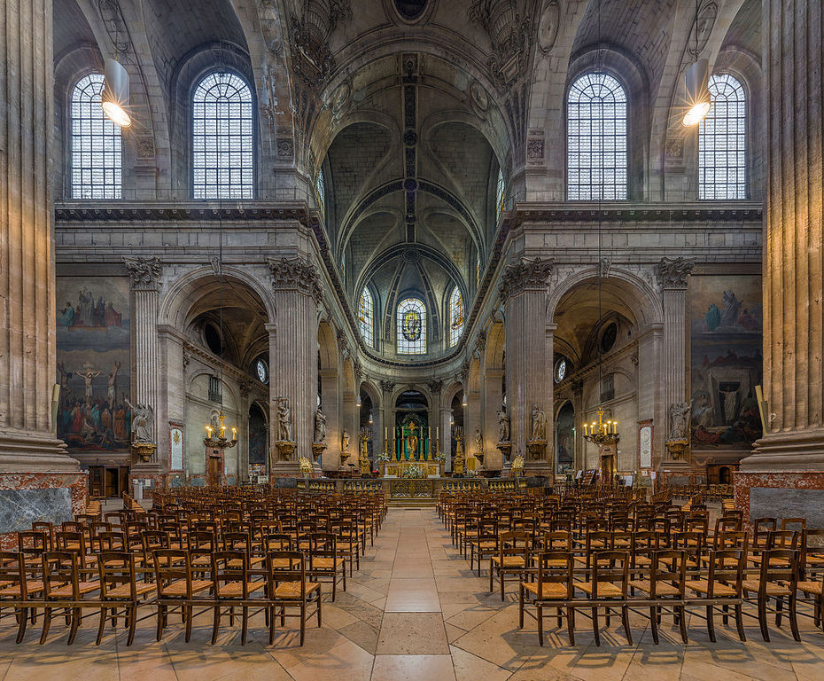 Saint Sulpice Church Interior 1, Paris, France - Diliff