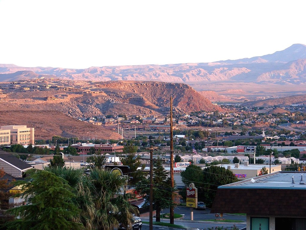 St. George, Utah Afternoon View