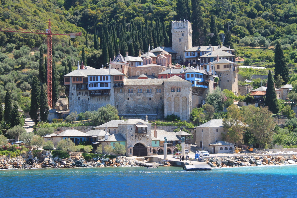 View from Docheiariou