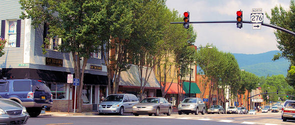 Downtown Brevard North Carolina