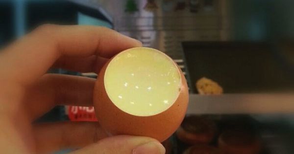 Egg Pudding right from its shell at Jiufen bus station