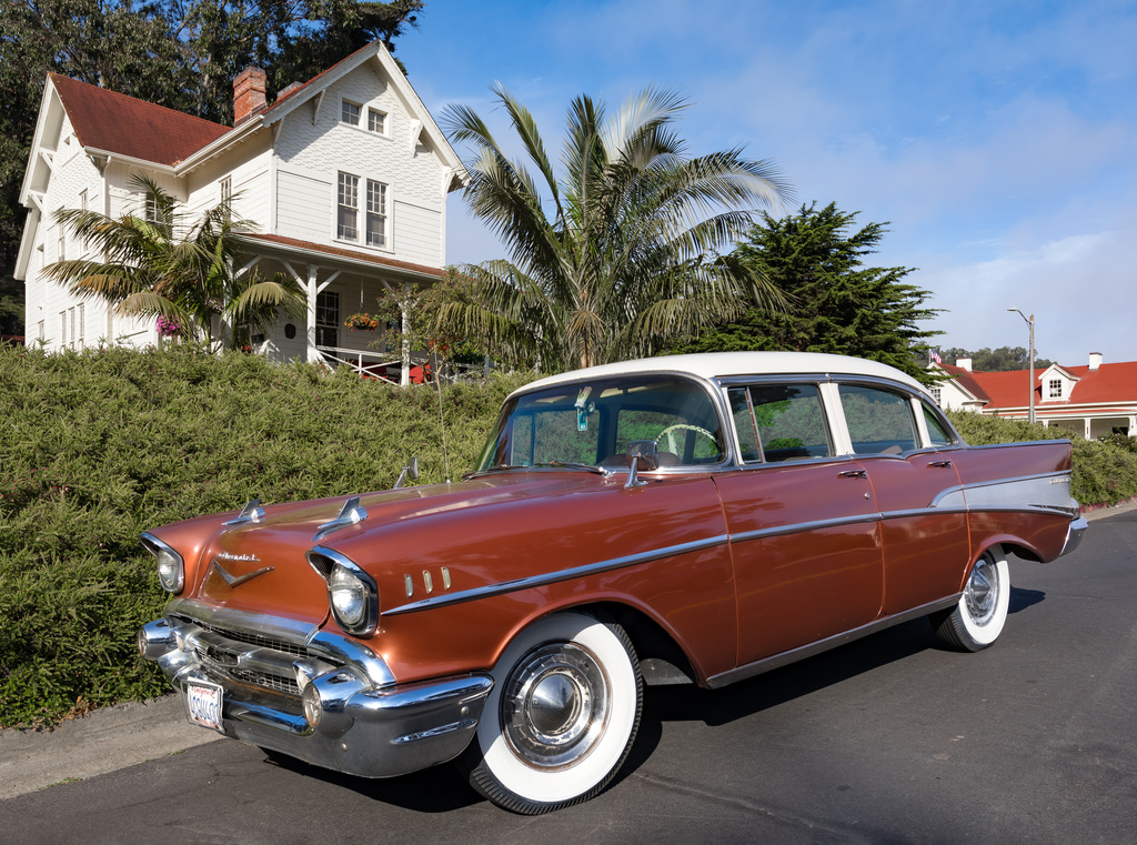 Chevy Bel Air in the Presidio of San Francisco