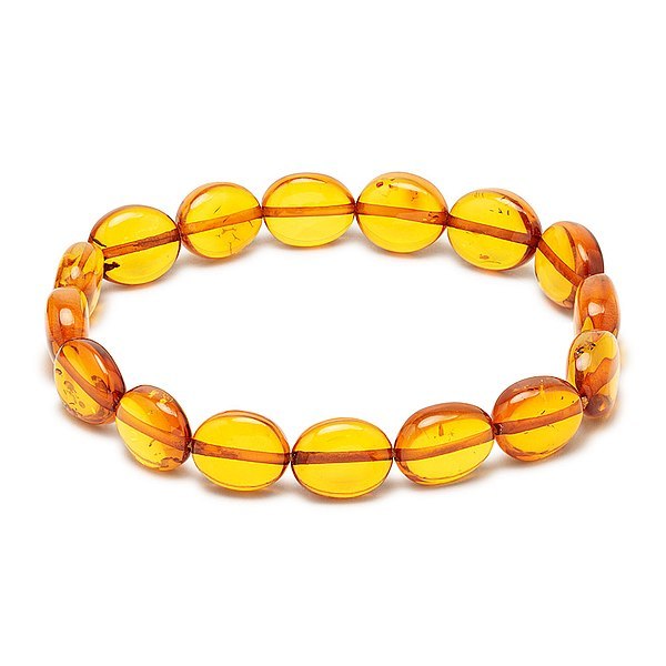 Baltic amber bracelet honey color