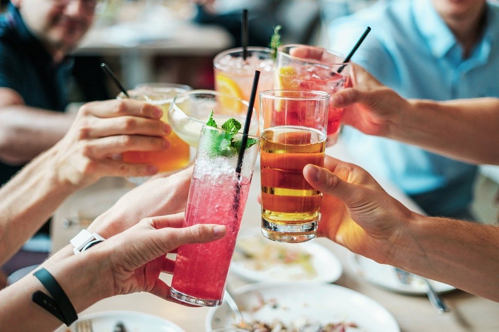 Refreshing cocktails