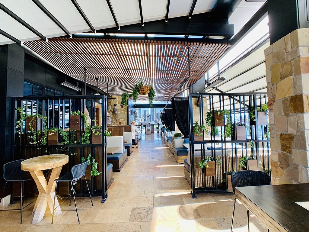 Interior of Eleven Rooftop Bar, Fortiude Valley, Brisbane, 02