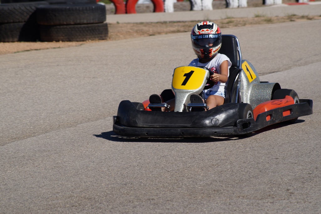 Feel the thrill of the go-kart