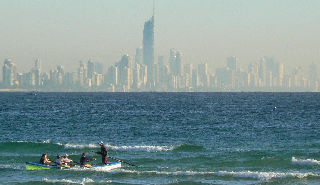 Surfers Paradise from Currumbin Alley