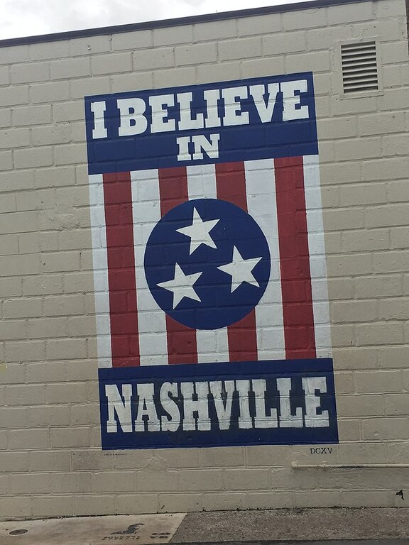 I Believe in Nashville Mural