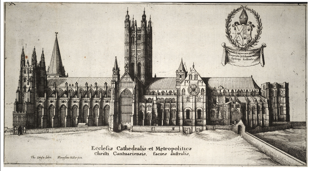 <div class="fn">
<i>Canterbury Cathedral: south side</i>. State 2.</div>
