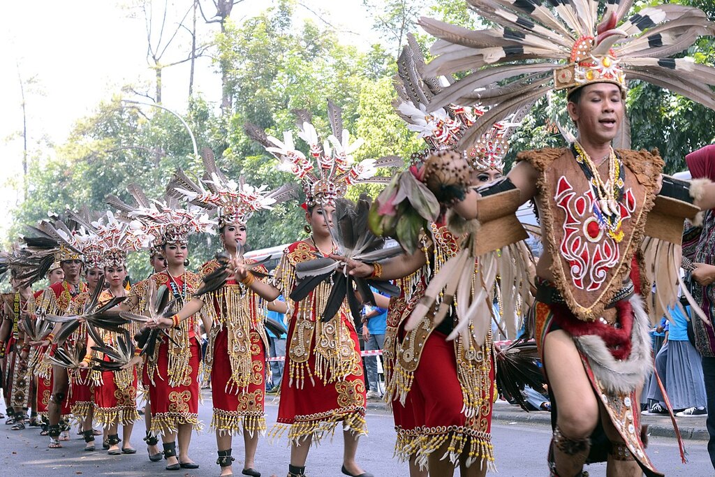 Dayak dancers