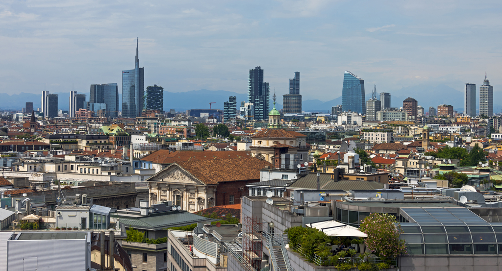 Full Milan skyline