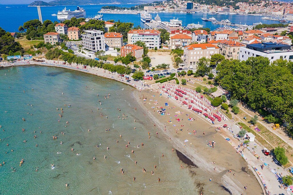 Bacvice Beach in Split, Croatia (48608741537)