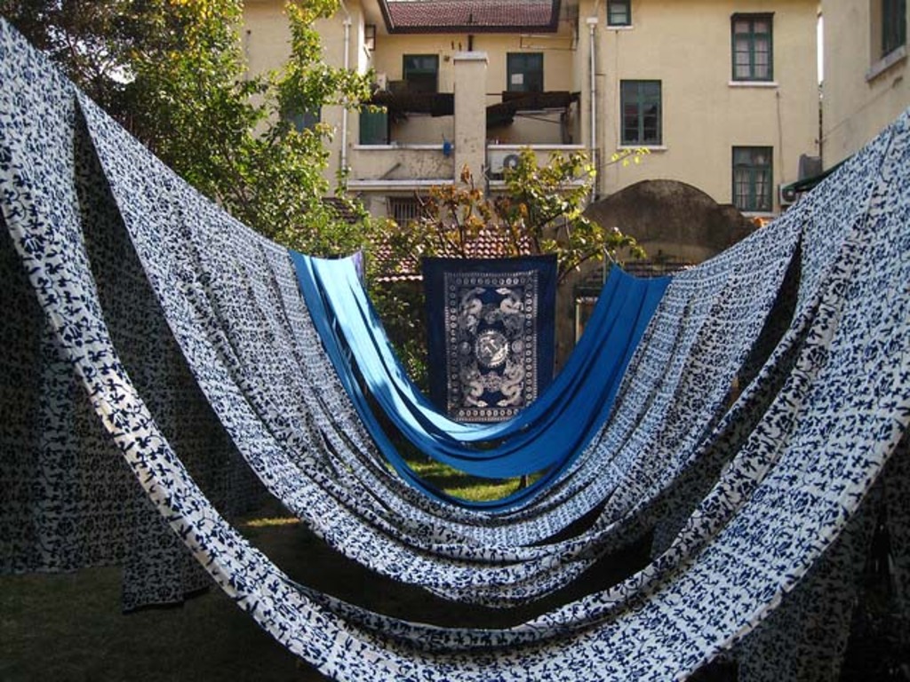 nankeen blue pattern material market