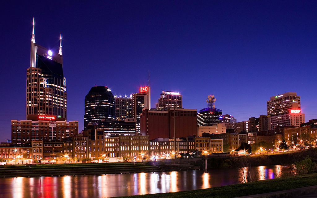 Nashville skyline 2009
