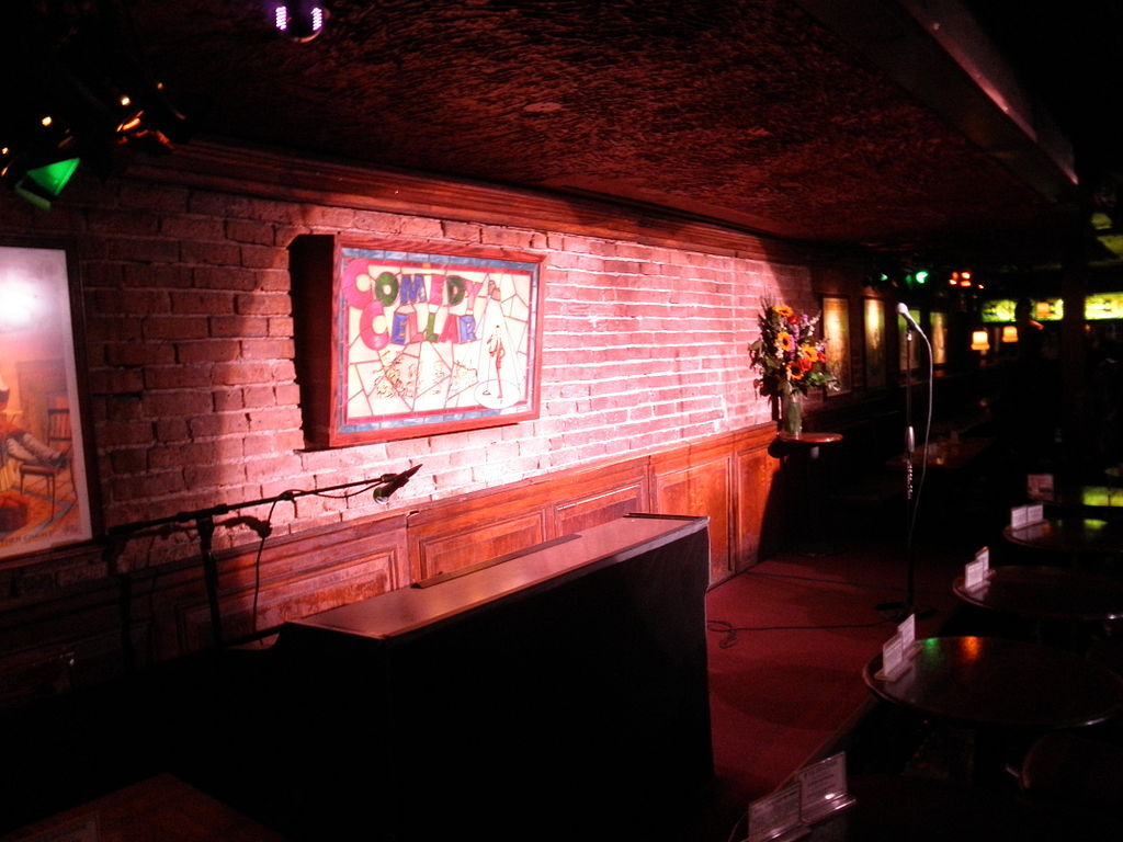 Comedy Cellar stage, New York NY