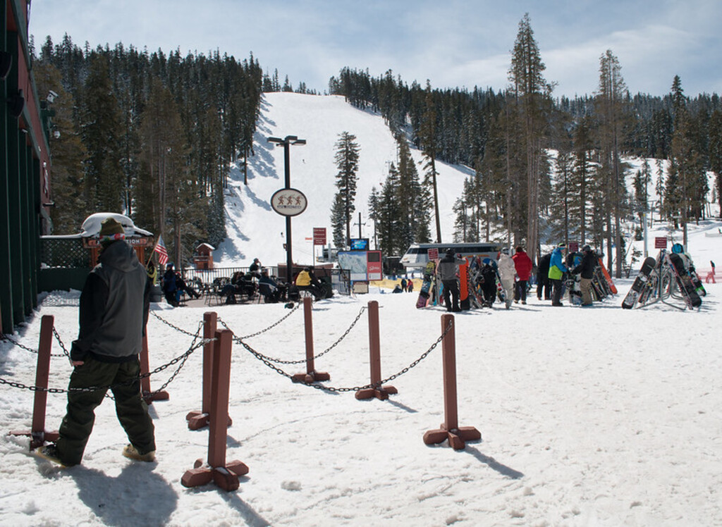 Sierra-at-Tahoe as viewed from entrance