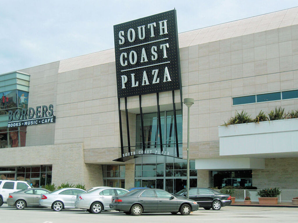 South Coast Plaza entrance