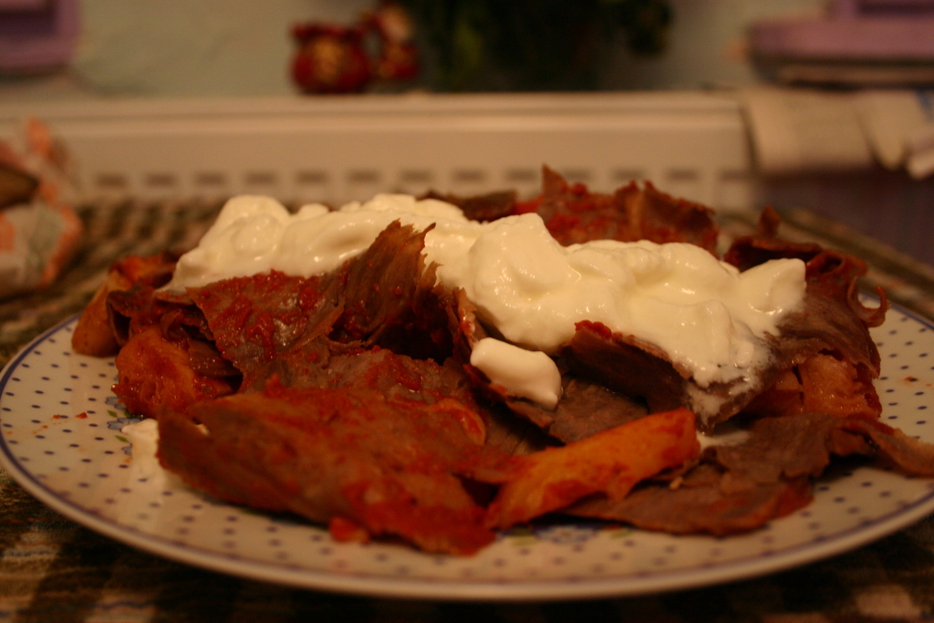 Iskender kebab