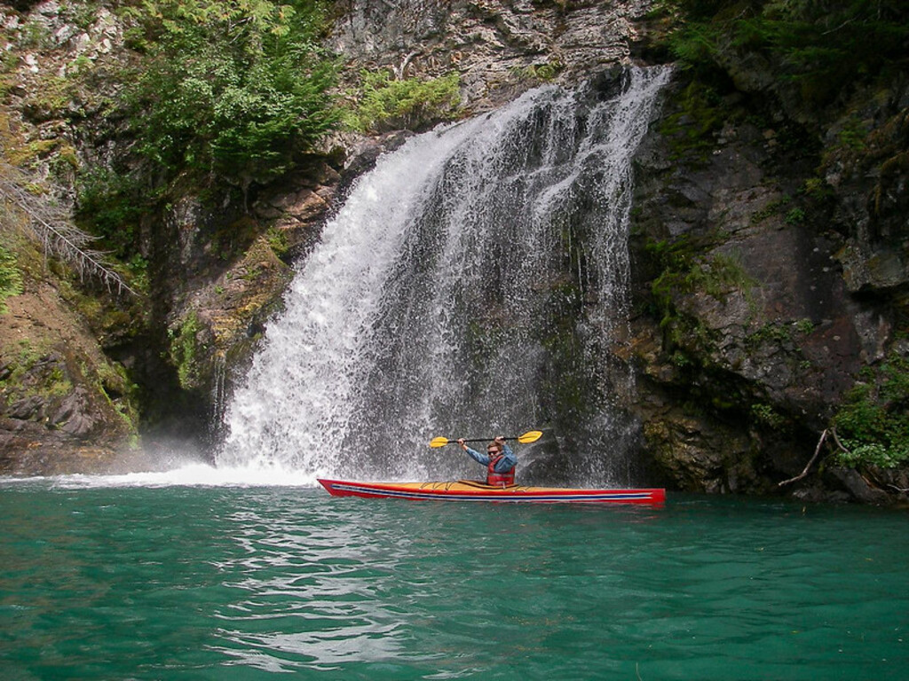 Kayaking Revelstoke Lake