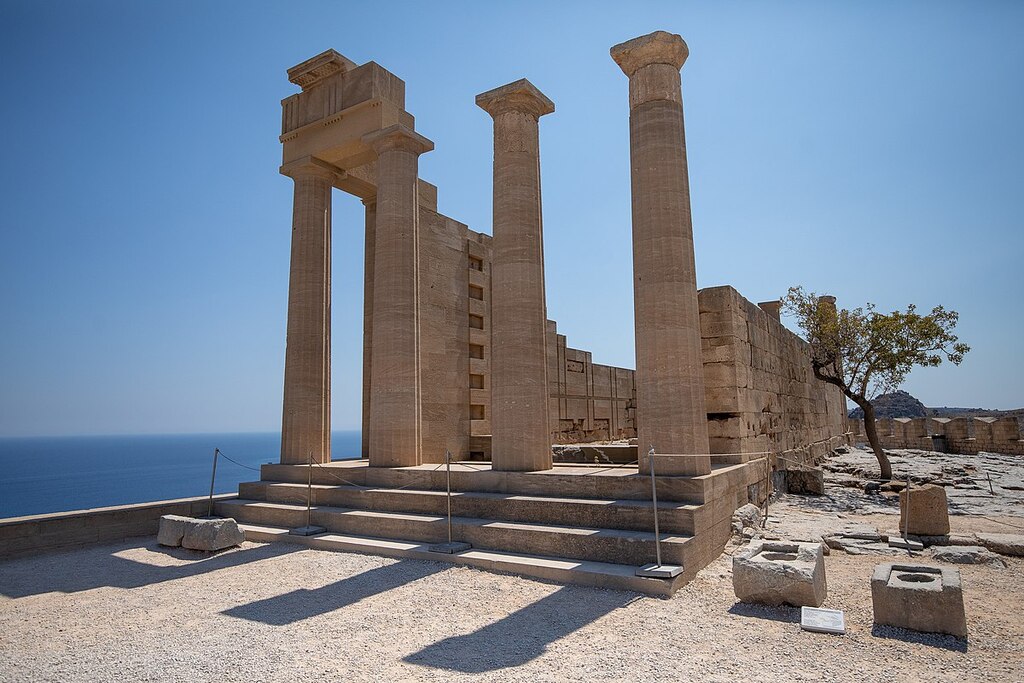 Lindos acropolis temple