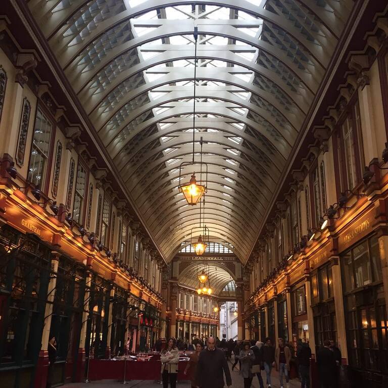 instagrammable places in london | leadenhall market