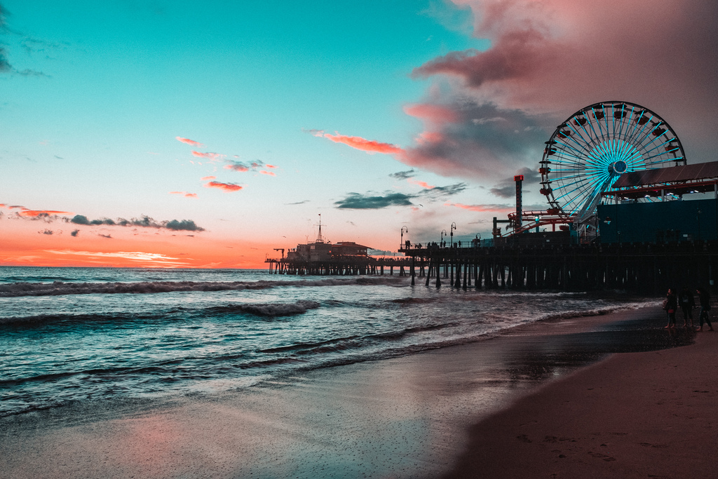 Santa Monica Pier in Los Angeles