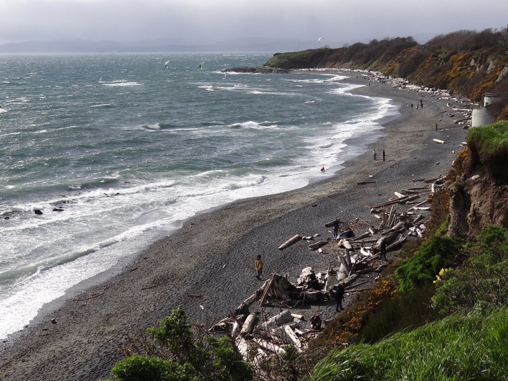 Scene at Clover Point Park - Victoria - BC - Canada