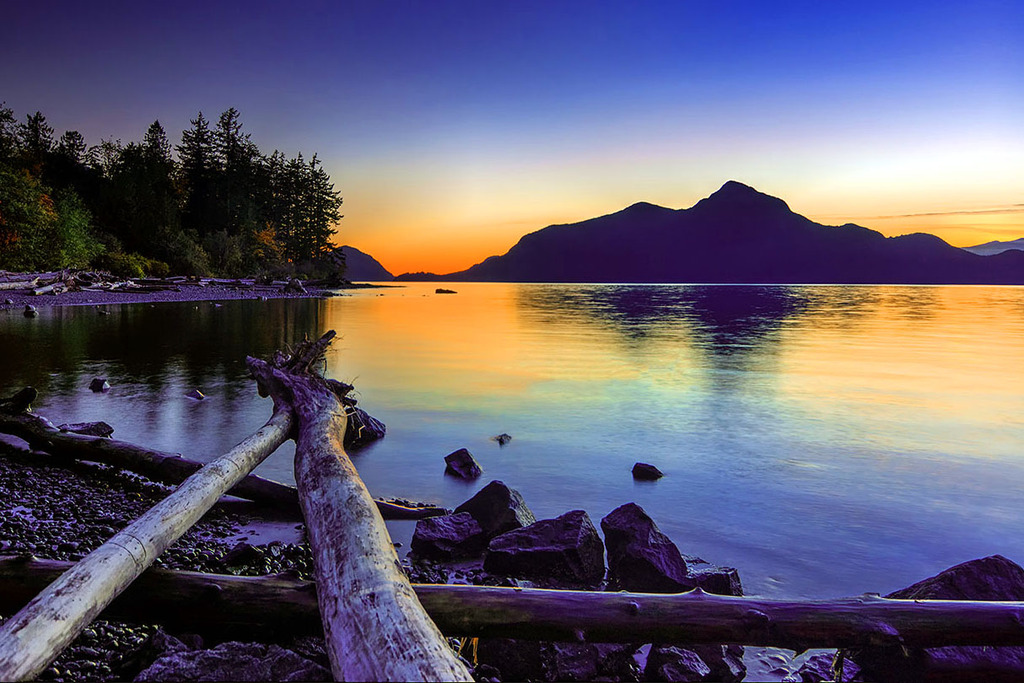 Porteau Cove at sunset by IvanAndreevich (WestCoastScapes)