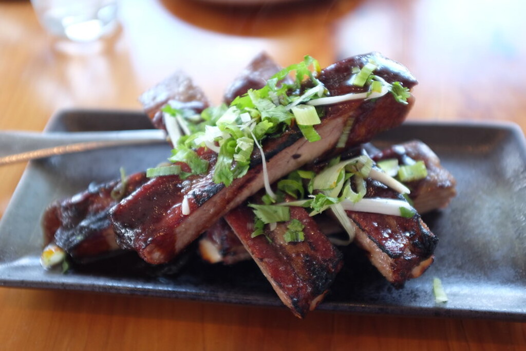 Barbecued Willis Ranch Pork Spareribs at The Slanted Door