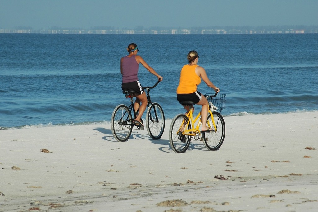 Beach biking
