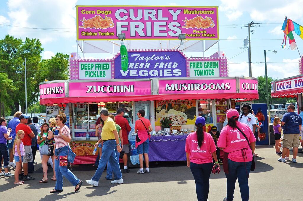 Florida Strawberry Fest 2012 Curley Fries