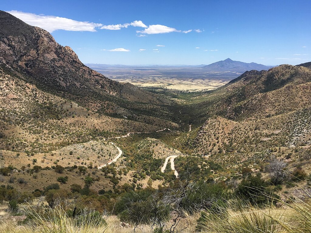 Montezuma Pass view E - Coronado National Memorial Arizona