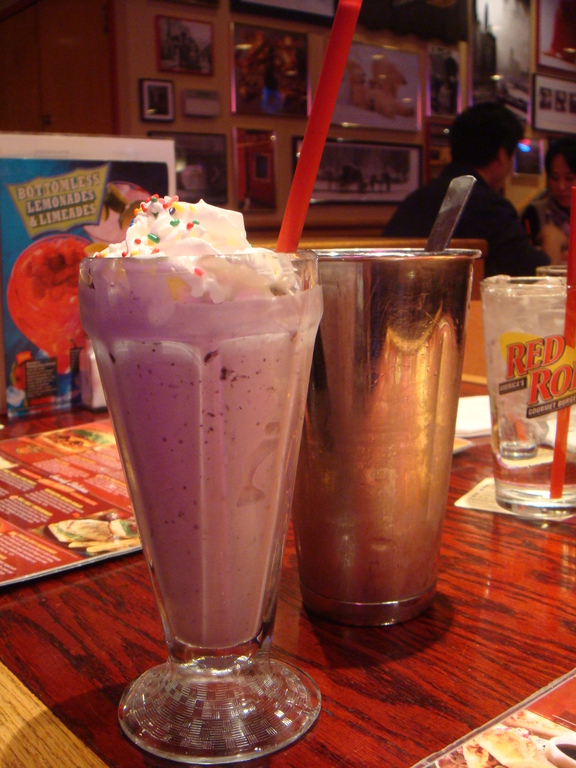 Blueberry milkshake