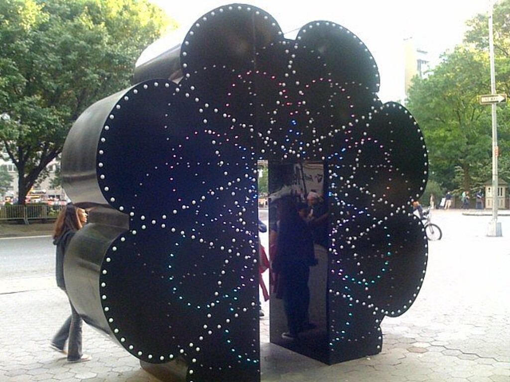 James Yamada's "Our Starry Night" at Doris C. Freedman Plaza
