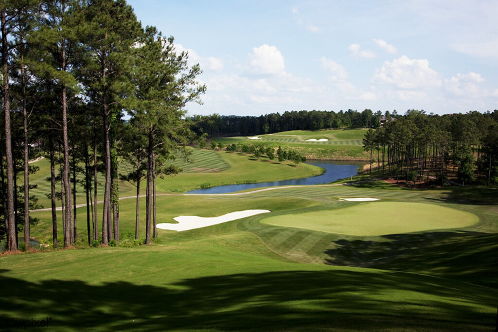 Alabama's Robert Trent Jones Golf Trail: Ross Bridge. Original image from Carol M. Highsmith’s America, Library of Congress collection. Digitally enhanced by rawpixel.