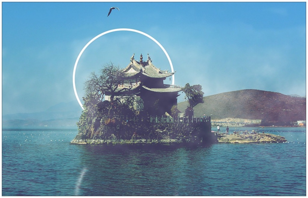 Putou Island on Lake Erhai