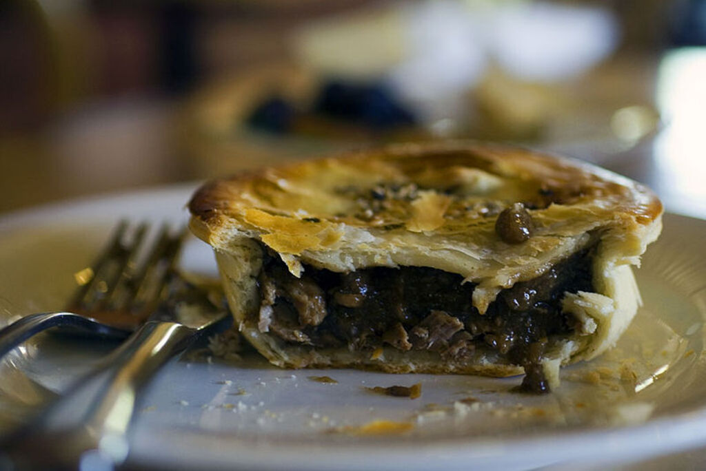 Lamb and rosemary meat pie