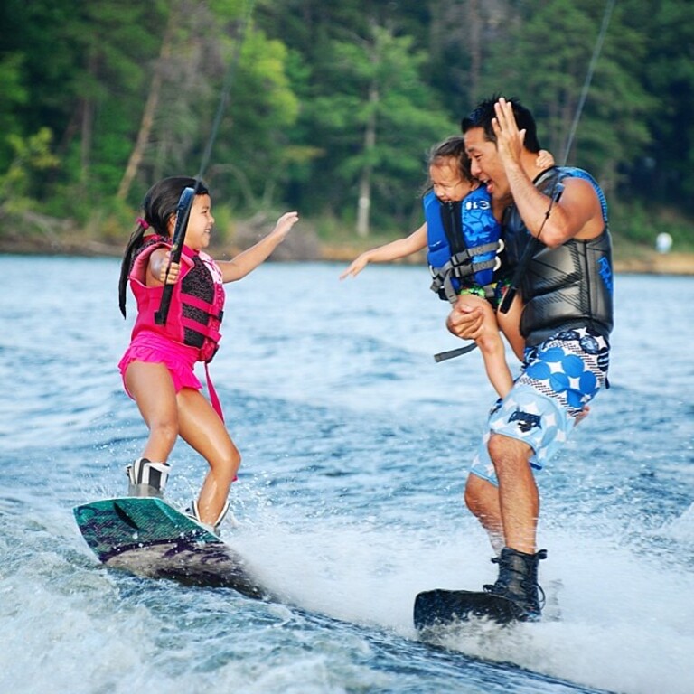 Family bonding. #wakeboarding