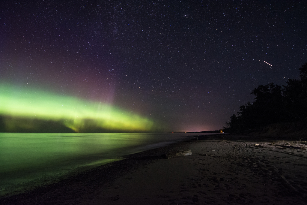 Northern Lights Over Ontonagon