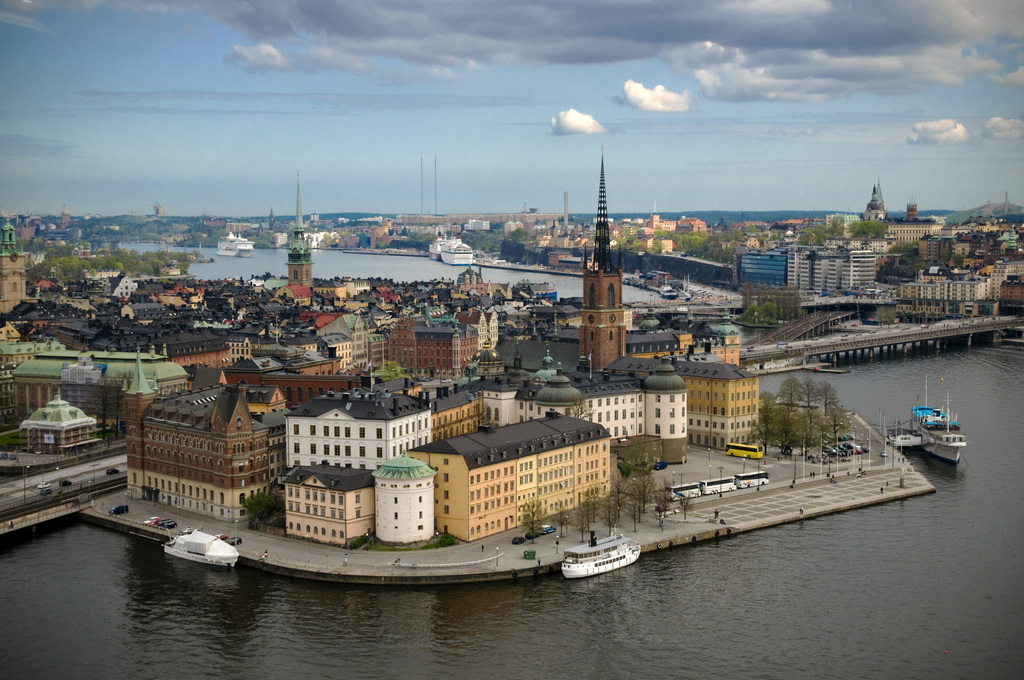 Riddarholmen from Stockholm City Hall tower
