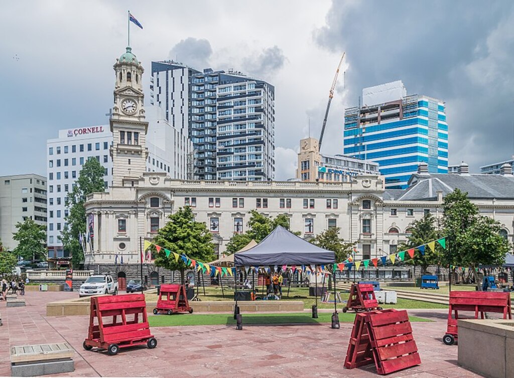 Aotea Square and Auckland Town Hall 02
