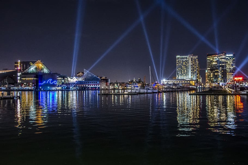 Baltimore Night Skyline