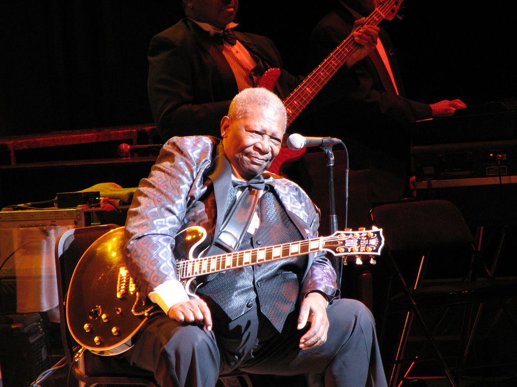 BB King onstage (Toronto, 2007)