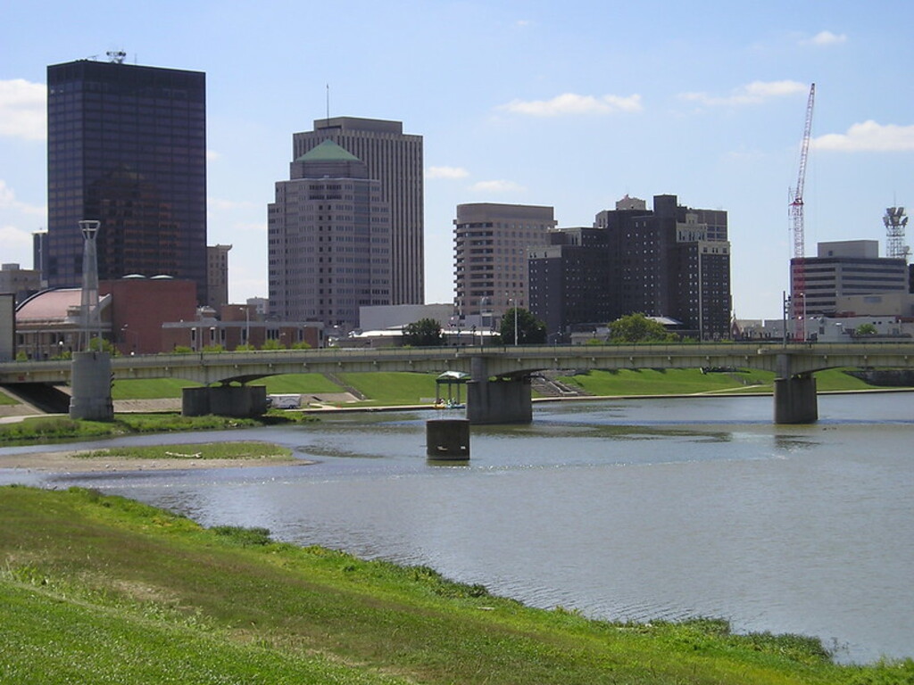 The bustling metropolis of Dayton