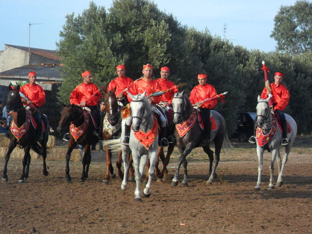 Pozzomaggiore-Cavalieri durante l'Ardia di San Costantino piccolo