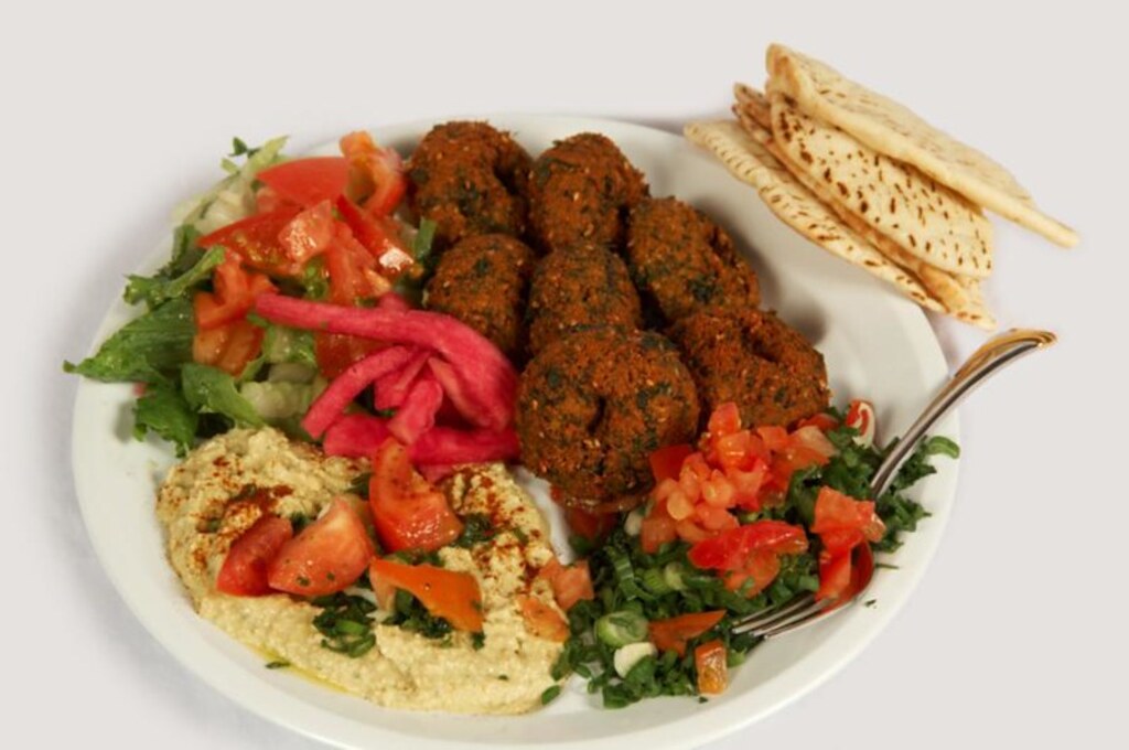 Middle Eastern meal