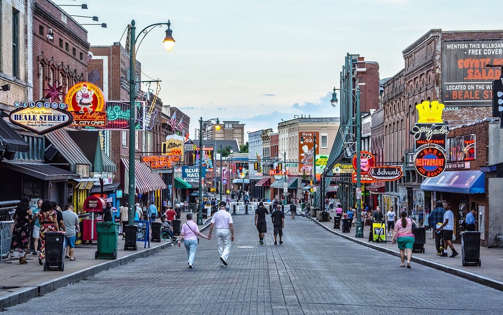Beale Street in Memphis